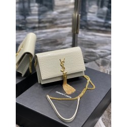 생로랑 모노그램 테슬 체인 숄더백 452159 ZP