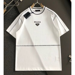 프라다 2025 남성용  반팔티 PD1215 YB