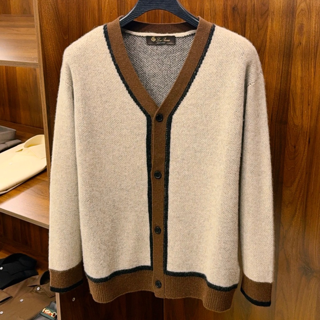 [홍콩명품.loro piana]로로피아나 2025 남성용 울+캐시미어 가디건 LP724 HD 홍콩명품의류,구매대행,온라인명품
