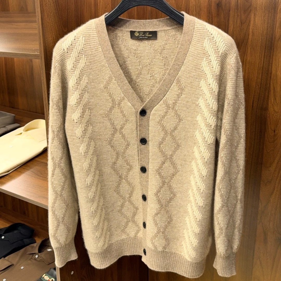 [홍콩명품.loro piana]로로피아나 2025 남성용 울+캐시미어 가디건 LP767 PD 2컬러 홍콩명품의류,구매대행,온라인명품
