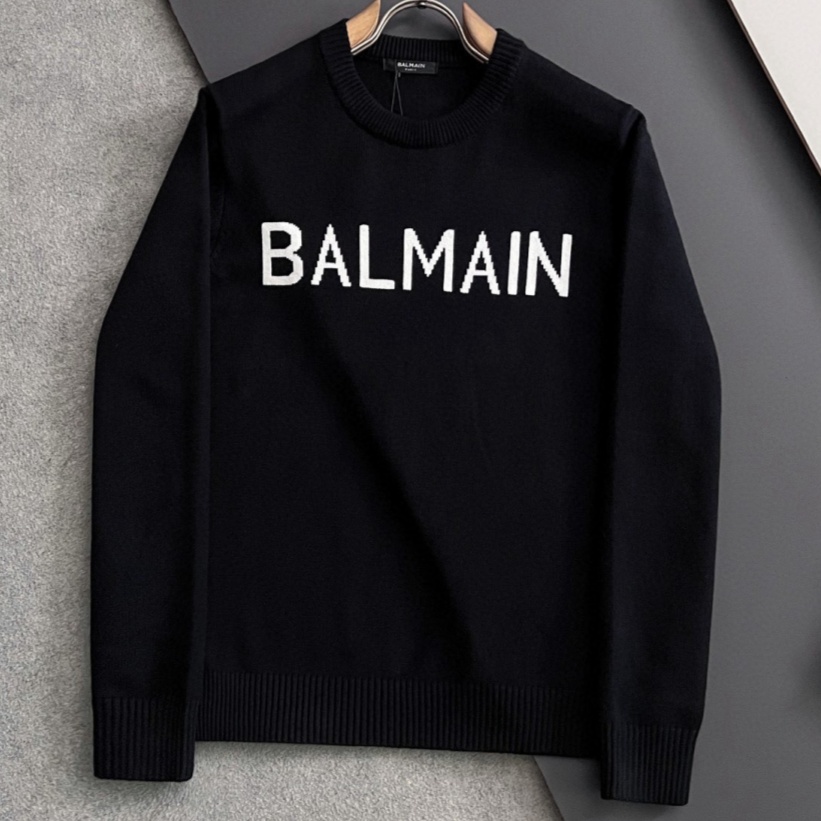 [홍콩명품.BALMAIN] 발망 2026 남성용 니트풀오버  BM042 YB 홍콩명품의류,구매대행,온라인명품