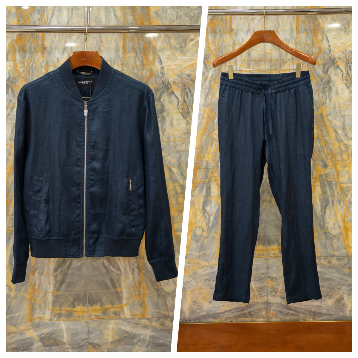 [홍콩명 품DOLCE & GABBANA ] 돌체앤가바나 2026 남성용 린넨자켓세트 DG510 HD 홍콩명품의류,구매대행,온라인명품