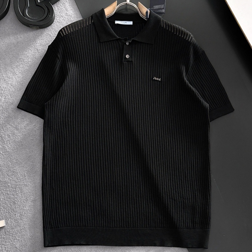[홍콩명품.PRADA] 프라다 2026 남성용 니트반팔 PD1970 YB 홍콩명품의류,구매대행,온라인명품