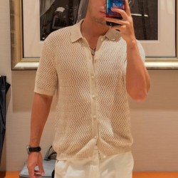 [홍콩명품.loro piana] 로로피아나 2026 남성용 니트반팔 LP1426 PD 홍콩명품의류,구매대행,온라인명품