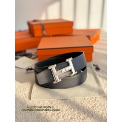 [홍콩명품.HERMES] 에르메스 2026 남성용 가죽벨트 3.8 CM HM023