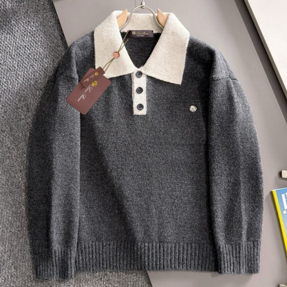 [홍콩명품.loro piana]로로피아나 2026 남성용 울혼방 풀오버 LP1663 HD  홍콩명품의류,구매대행,온라인명품