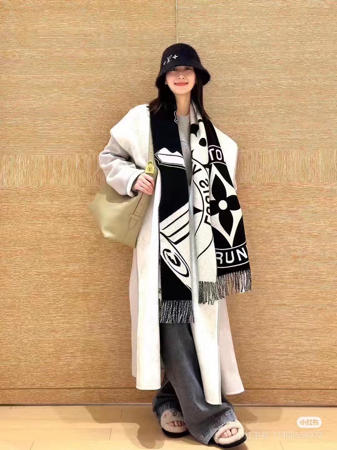 루이비통 울+캐시미어 스카프 SN1108 SG1_A