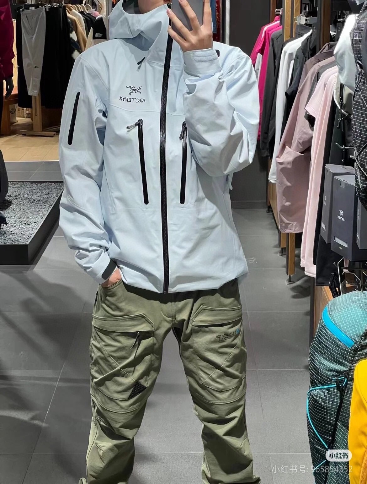 아크테릭스 2025 남성용 바람막이 자켓 AT108 PD