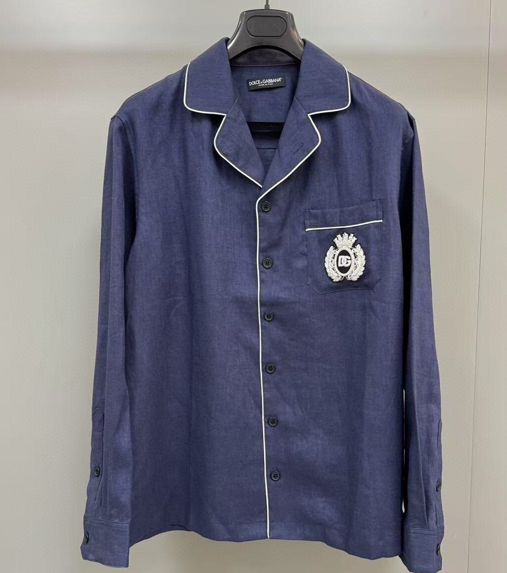 [홍콩명품] 돌체앤가바나 2025 남성용 린넨 셔츠 DG400 HD 홍콩명품의류,구매대행,온라인명품