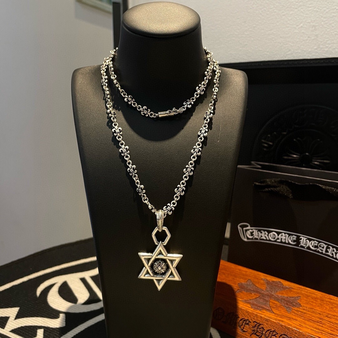 [홍콩명품.Chrome Hearts] 크롬하츠 25SS 로고  크로스로고 커플 목걸이, SN998 SG1-A, 홍콩명품쇼핑몰,인터넷명품,온라인명품사이트,남자명품,해외직구