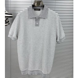 [홍콩명품.Loro Piana] 로로피아나 2025 울+잠사 니트반팔 LP416 PD 홍콩명품의류,구매대행,온라인명품