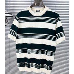 [홍콩명품.ZEGNA] 제냐 2025 남성용 울+잠사 니트반팔티 ZN580 PD  홍콩명품의류,구매대행,온라인명품
