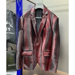 벨루티 2025 남성용 (이태리수입제가죽) 송아지가죽 모피일체 자켓 BL097 HD 주문제작