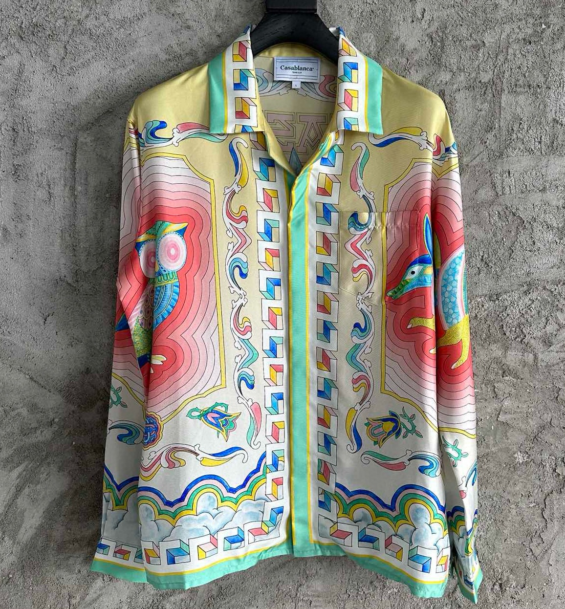 [홍콩명품.CSSABLANCA] 카사블랑카 2025 남성용 실크 셔츠 GT162 HD 홍콩명품의류,구매대행,온라인명품