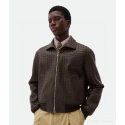 [홍콩명품.BOTTEGA VENETA]보테가베네타재킷 인트레치아토 가죽 블루종 자켓  BV126 HD, 홍콩명품의류,구매대행,온라인명품