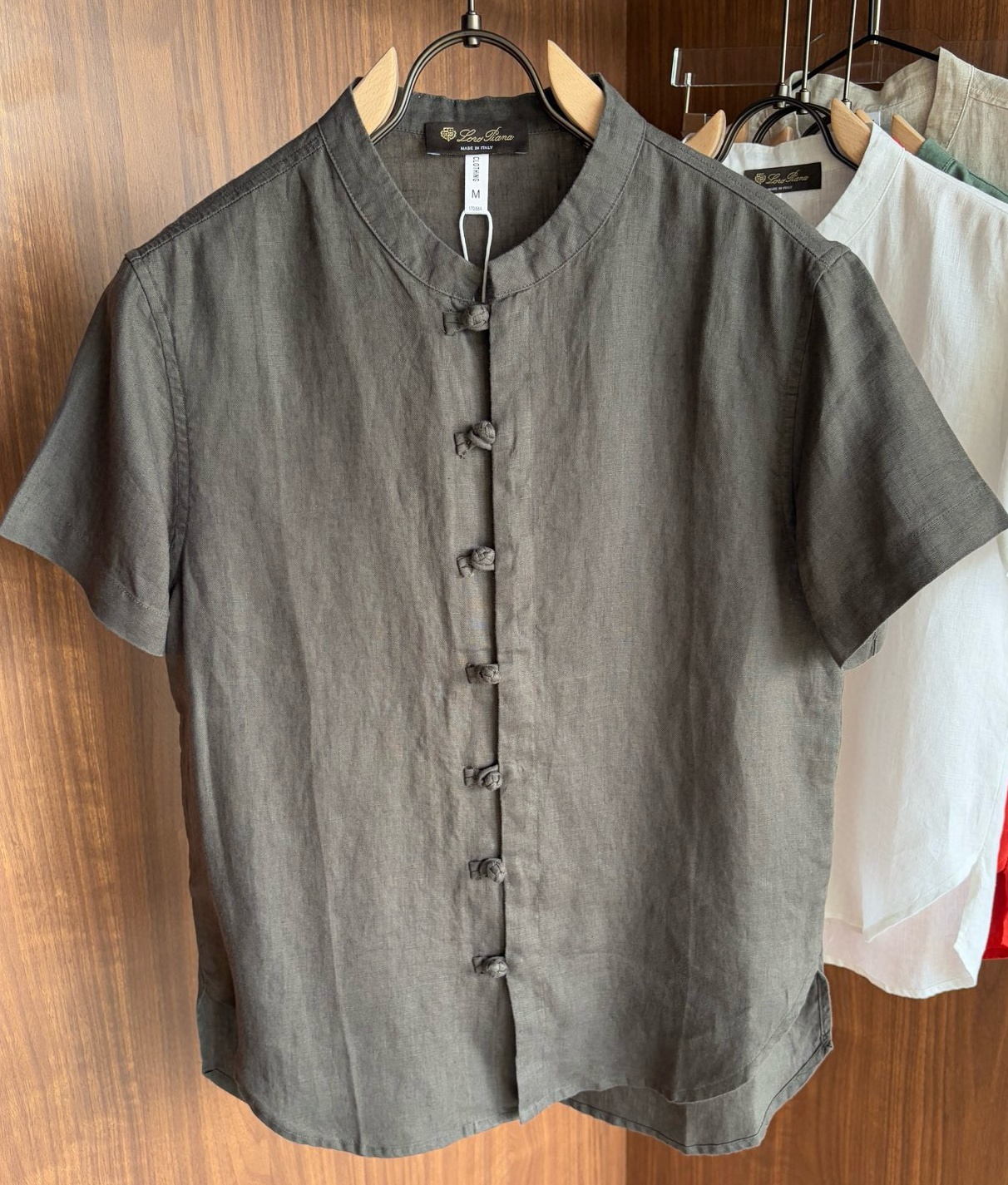 [홍콩명품.Loro Piana] 로로피아나 2025 린넨 반팔셔츠 LP500 PD 홍콩명품의류,구매대행,온라인명품