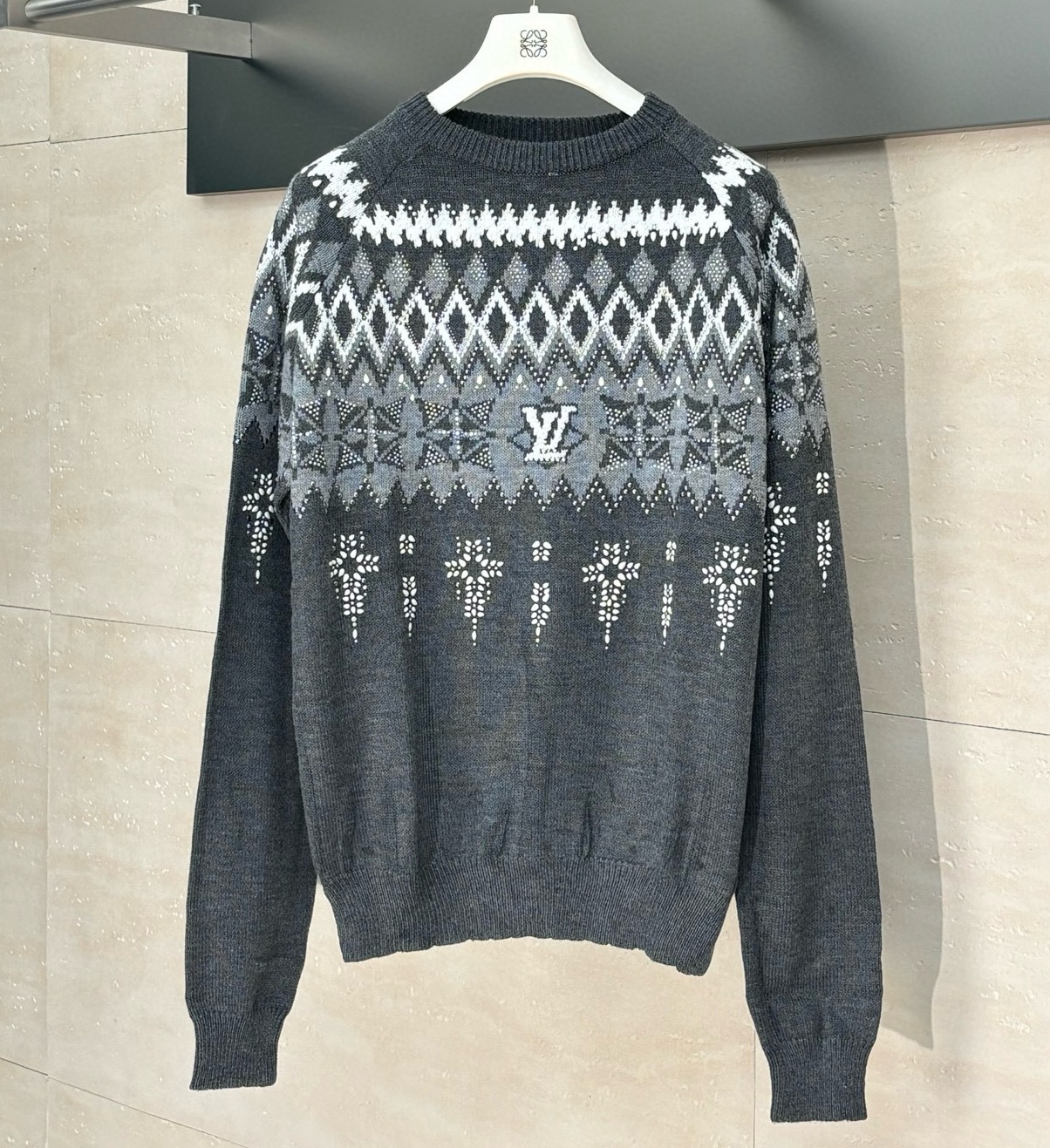 [홍콩명품.LOUIS VUITTON] 루이비통 25SS 로고 울 풀오버 LV1948 YB 홍콩명품의류,구매대행,온라인명품