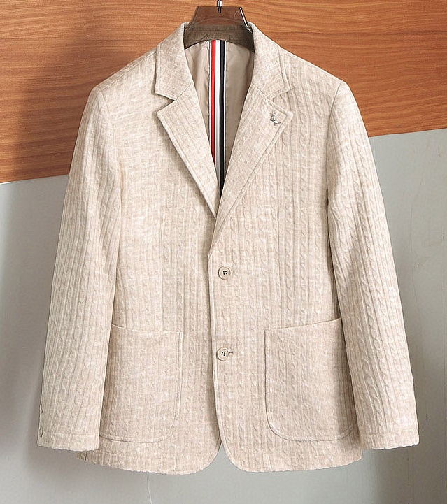 [홍콩명품.THOM BROWNE ] 톰 브라운 2025 남성용 니트 수트자켓 TB1226 HD 홍콩명품의류,구매대행,온라인명품