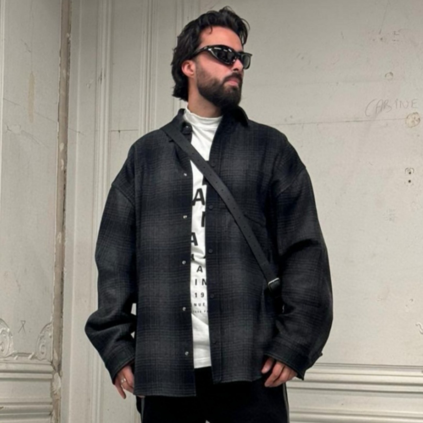 [홍콩명품.BALENCIAGA] 발렌시아가 2025 남성용 셔츠 BL1251 HHB 홍콩명품의류,구매대행,온라인명품