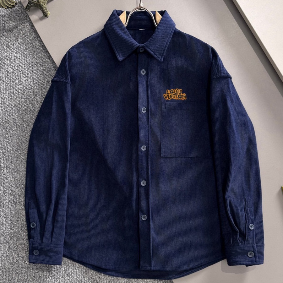 {홍콩명품.LOUIS VUITTON] 루이비통 2025 남성용 코르덴 셔츠 LV2013 PD 홍콩명품의류,구매대행,온라인명품