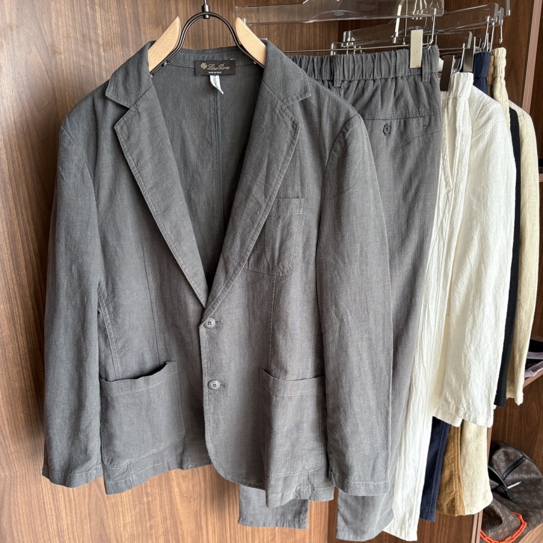 [홍콩명품.loro piana] 로로피아나 2025 남성용 린넨 수트자켓 세트 LP555 YB 홍콩명품의류,구매대행,온라인명품