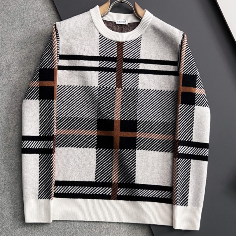 [홍콩명품.BURBERRY] 버버리 2025 남성용 울 풀오버 BU1334 YB 홍콩명품의류,구매대행,온라인명품