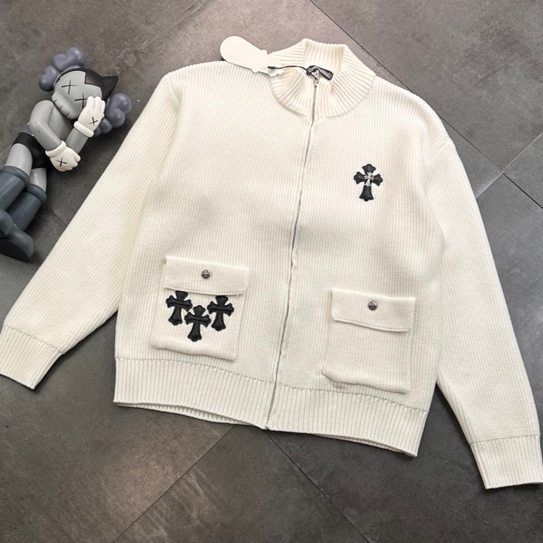 [홍콩명품.CHROME HEARTS] 크롬하츠 2025 남성용 니트 가디건 GC365 PD 홍콩명품의류,구매대행,온라인명품
