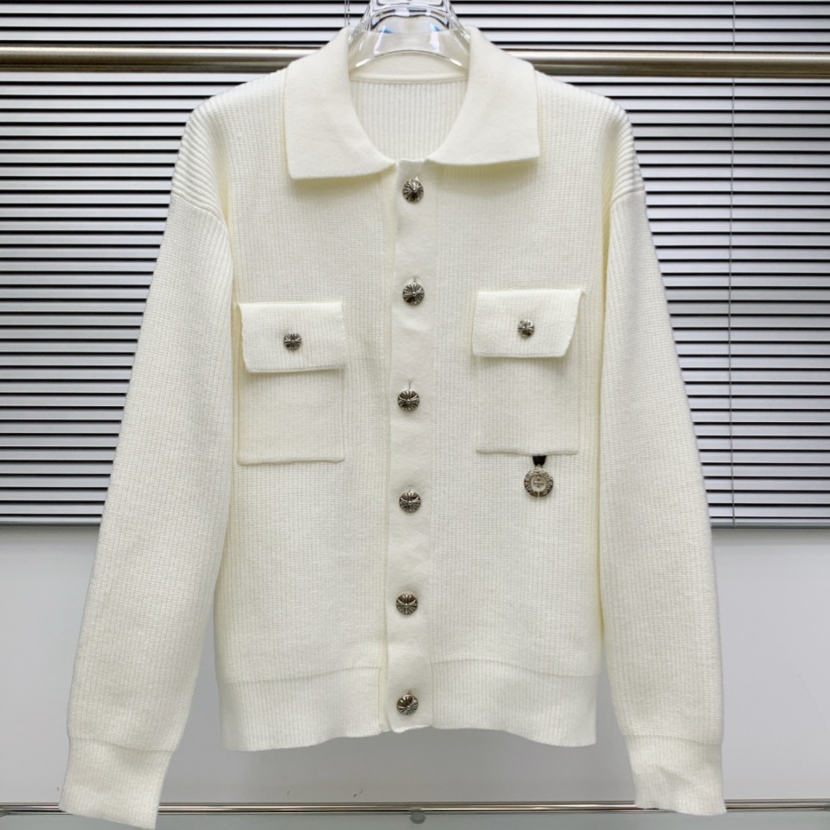 [홍콩명품.CHROME HEARTS] 크롬하츠 2025 남성용 울 가디건 GC369 PD 홍콩명품의류,구매대행,온라인명품