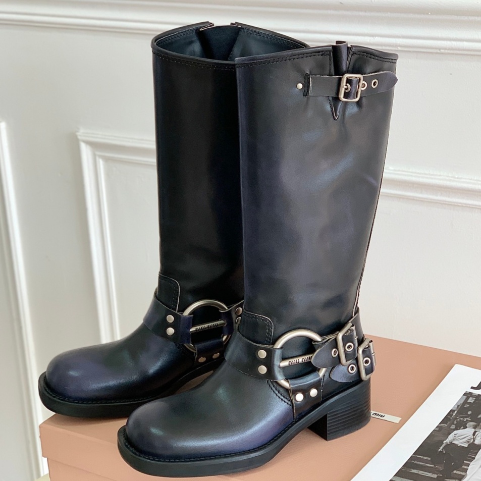 [홍콩명품,MIU MIU] 미우미우 25SS 여성 롱부츠 WA5907 DN 홍콩명품의류,구매대행,온라인명품