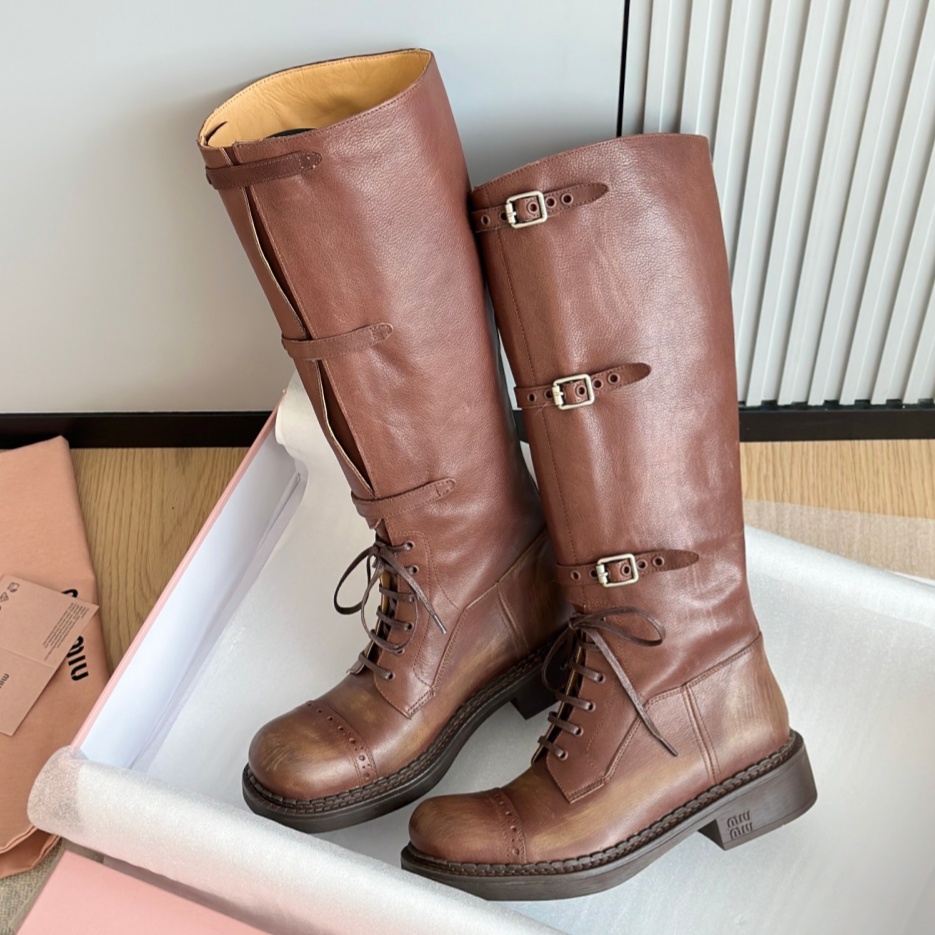 [홍콩명품,MIU MIU] 미우미우 25SS 여성 롱부츠 WA5910 DN 홍콩명품의류,구매대행,온라인명품