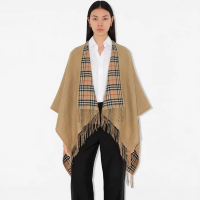 [홍콩명품.BURBERRY] 버버리   2025 여성 울 망토 WA5957 JS 홍콩명품의류,구매대행,온라인명품