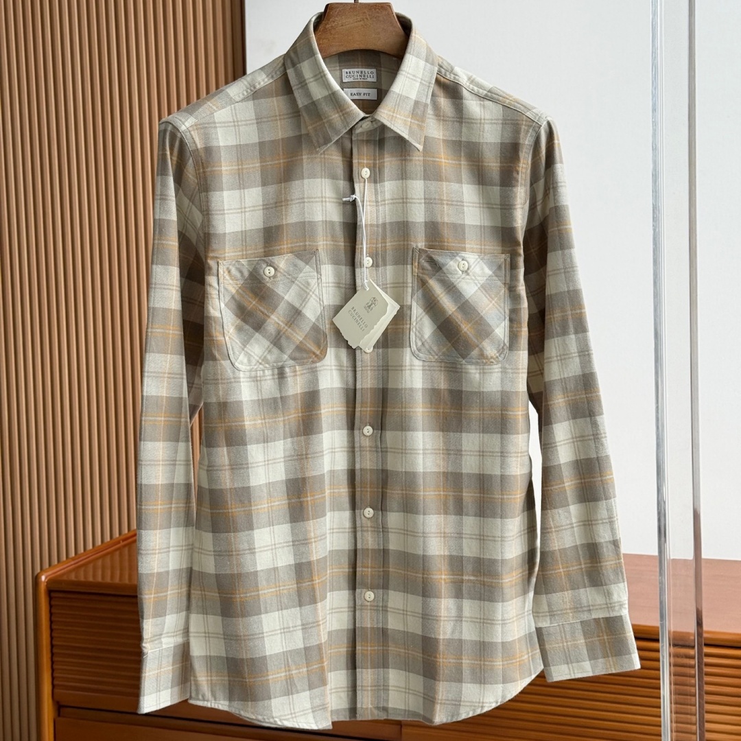 [홍콩명품.BRUNELLO CUCINELLI]브루넬로 쿠치넬리 2025 남성용 셔츠 BL1290 YB 홍콩명품의류,구매대행,온라인명품