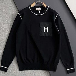 [홍콩명품.HERMES] 에르메스 2025 남성용 니트 풀오버 HM446 YB 2컬러 홍콩명품의류,구매대행,온라인명품