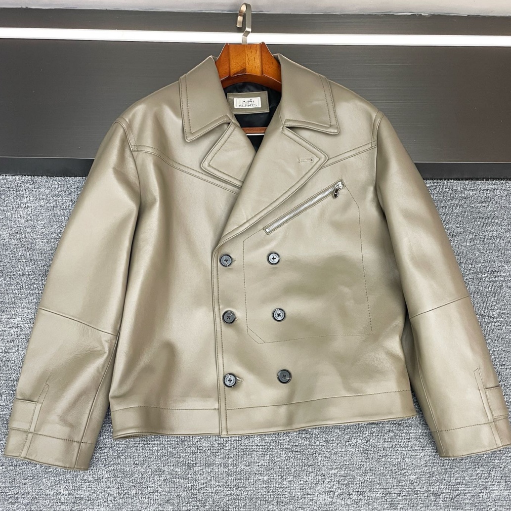 [홍콩명품.HERMES] 에르메스 2025 남성용 양가죽자켓 HM447 HD 홍콩명품의류,구매대행,온라인명품
