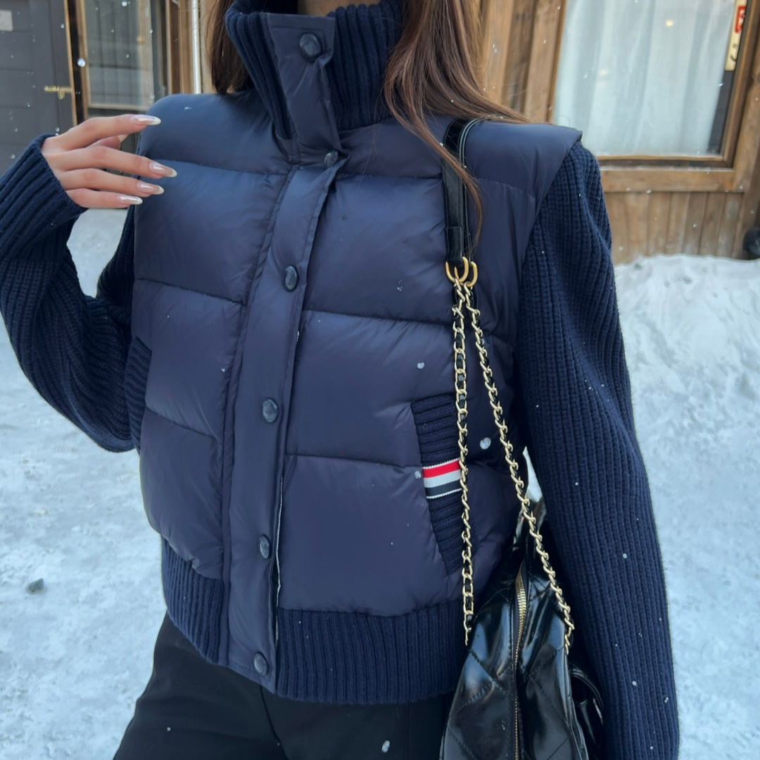 [홍콩명품.THOM BROWNE ] 톰 브라운 2025 여성 울+구스다운 패딩 WA5994 JS 홍콩명품의류,구매대행,온라인명품