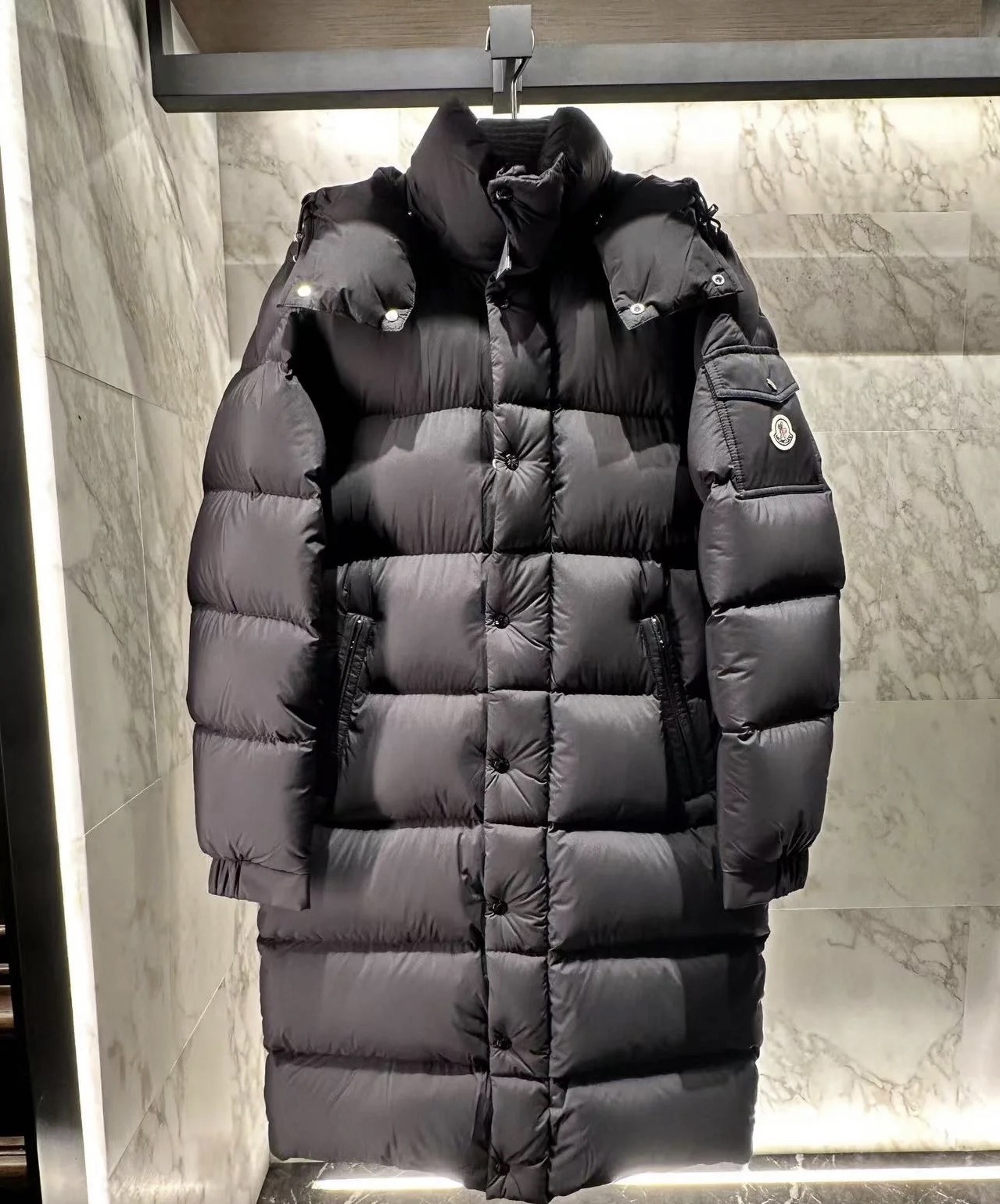[홍콩명품.MONCLER]  몽클레어 2025 남성용 덕다운 롱패딩 MQ1453 YB 홍콩명품의류,구매대행,온라인명품