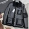 [홍콩명품.THOM BROWNE ] 톰 브라운 2025 남성용 모피일체 양가죽코트 TB1317 HD 홍콩명품의류,구매대행,온라인명품