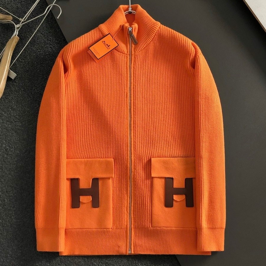 [홍콩명품.HERMES] 에르메스 2025 남성용 니트 가디건 HM457 YB 홍콩명품의류,구매대행,온라인명품