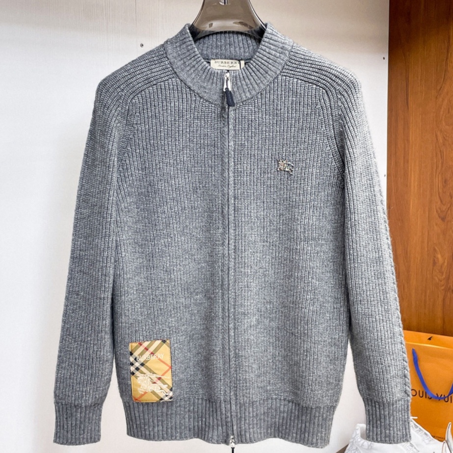 [홍콩명품.BURBERRY] 버버리 2025 남성용 울가디건 BU1426 PD 홍콩명품의류,구매대행,온라인명품