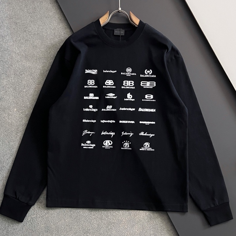 [홍콩명품.BALENCIAGA] 발렌시아가 2025 남성용 긴팔티 BL1285 PD 2컬러 홍콩명품의류,구매대행,온라인명품