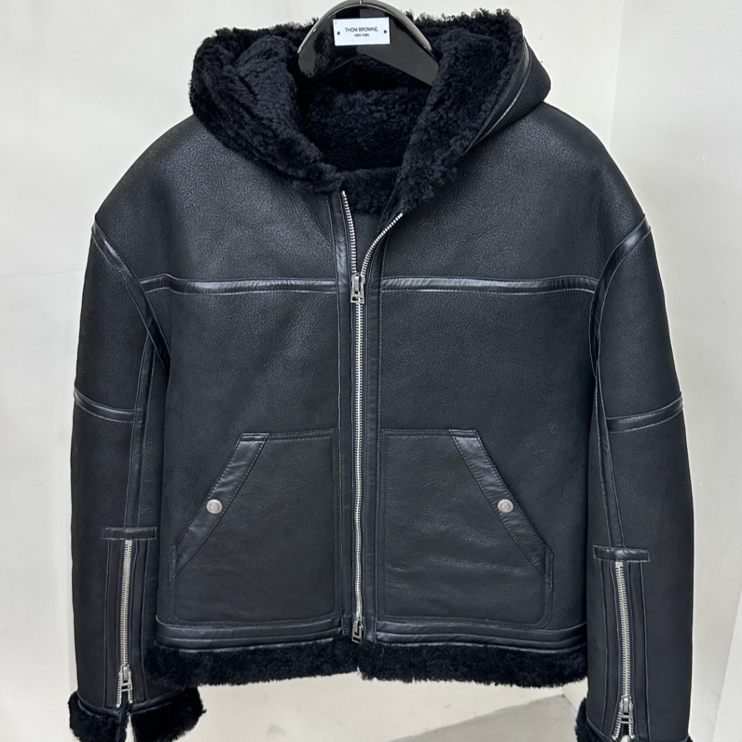 [홍콩명품,TOM FORD] 톰포드 2025 남성용 모피일체 양가죽 코트 TF172 HD 홍콩명품의류,구매대행,온라인명품