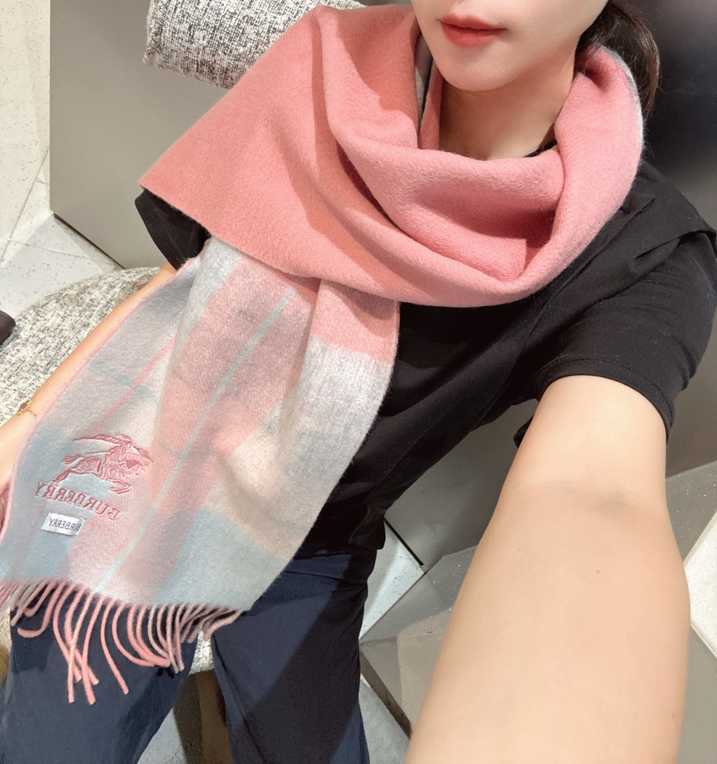 [홍콩명품.BURBERRY] 버버리 2025 남여공용 캐시미어 스카프 SN1101 SG1 홍콩명품의류,구매대행,온라인명품