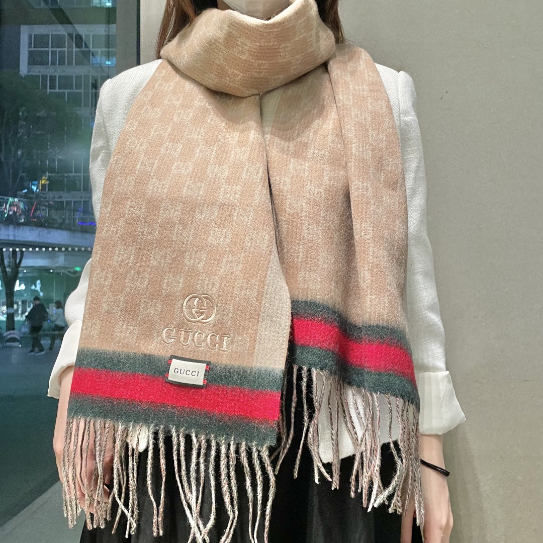 [홍콩명품.GUCCI] 구찌 2025 남여공용 캐시미어 스카프 SN1124 SG1 홍콩명품의류,구매대행,온라인명품