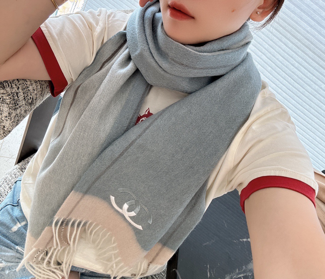 [홍콩명품.CHANEL] 샤넬 2025 남여공용 캐시미어 스카프 SN1141 SG1 홍콩명품의류,구매대행,온라인명품