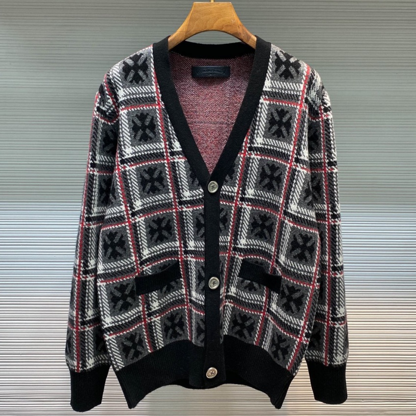 [홍콩명품.CHROME HEARTS] 크롬하츠 2025 남성용 울 가디건 GC449 YB 홍콩명품의류,구매대행,온라인명품