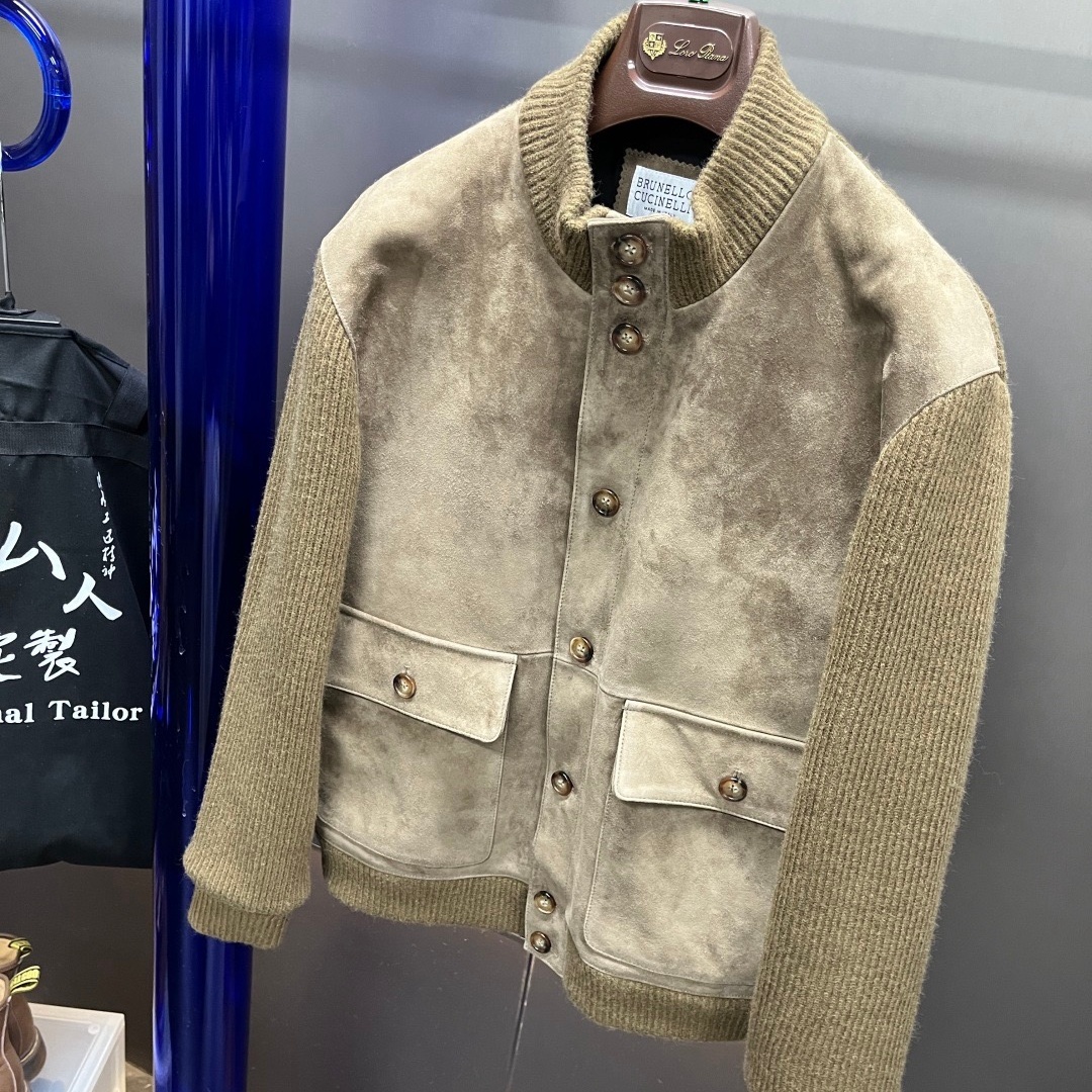 [홍콩명품.BRUNELLO CUCINELLI]브루넬로 쿠치넬리 2026 남성용  양가죽 자켓 BL1370 HD 홍콩명품의류,구매대행,온라인명품