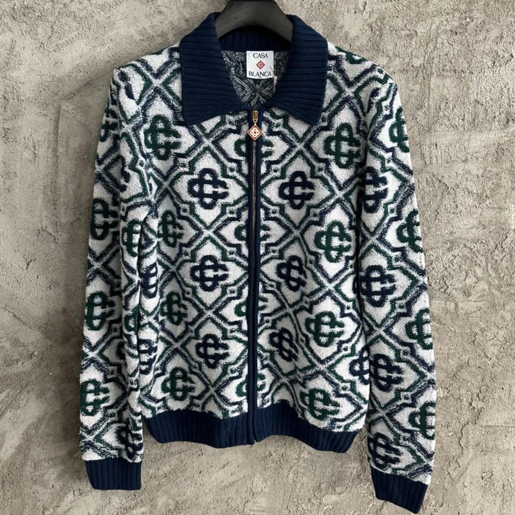 [홍콩명품.CASABLANCA] 카사블랑카 2026 남성용 울 가디건 GT384 HD 홍콩명품의류,구매대행,온라인명품