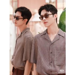 [홍콩명품.Loro Piana] 로로피아나 2026 남성 린넨 반팔셔츠 LP938 HD 홍콩명품의류,구매대행,온라인명품