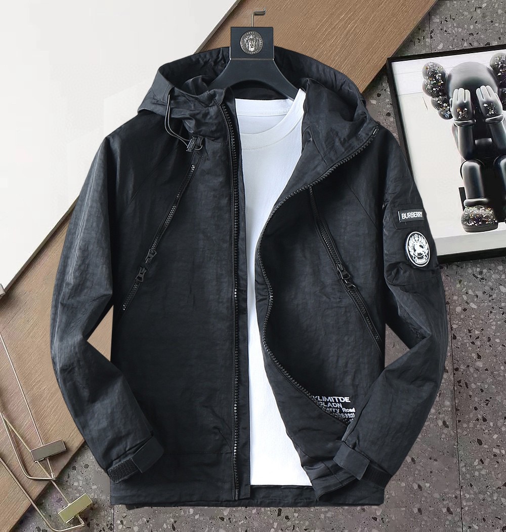 [홍콩명품.BURBERRY] 버버리 2026 남성용 바람막이 후드자켓 BU1558  ZW 홍콩명품의류,구매대행,온라인명품