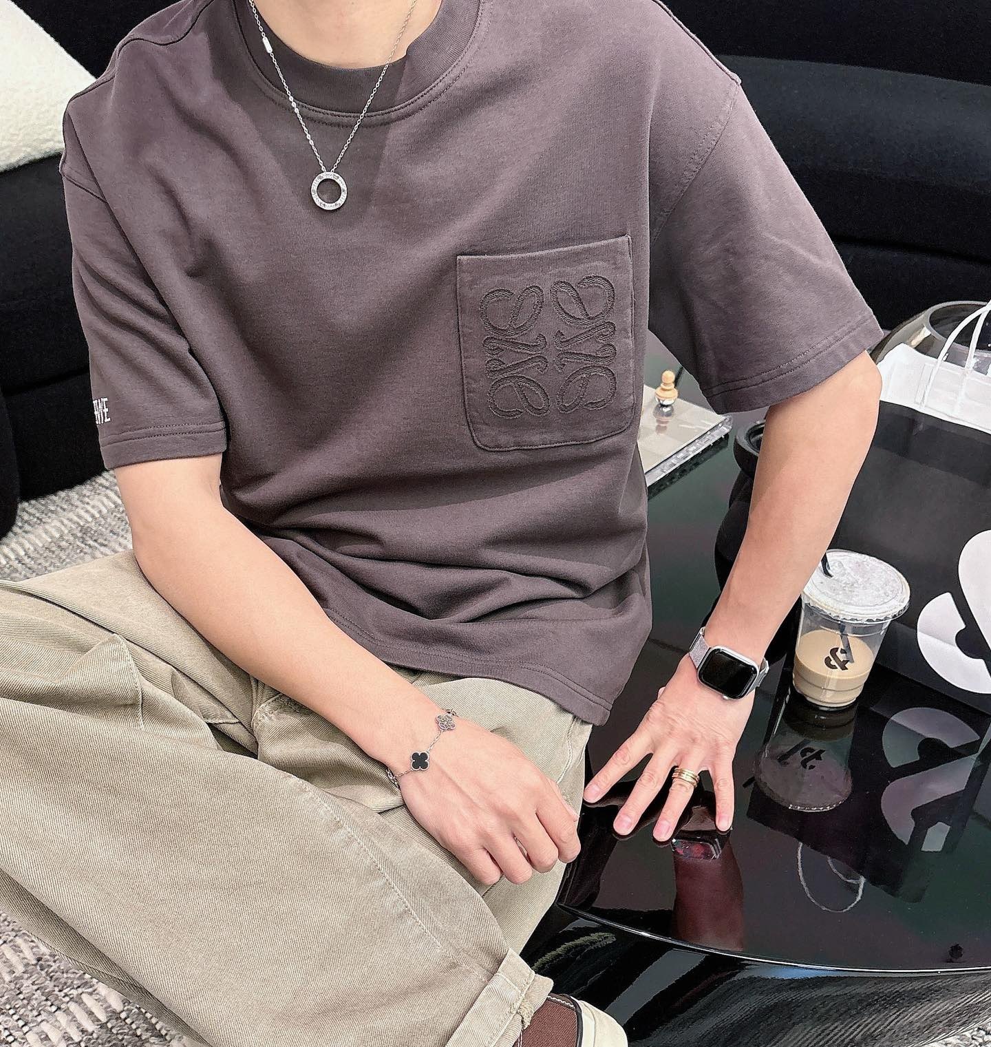 [홍콩명품.LOEWE] 로에베 2026 남성용 반팔 LE509 PD 홍콩명품의류,구매대행,온라인명품